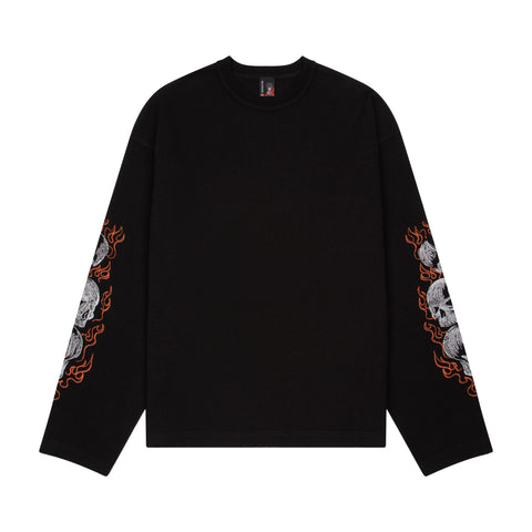 hellboy card sleeves hellboy Longsleeve Black xxlarge