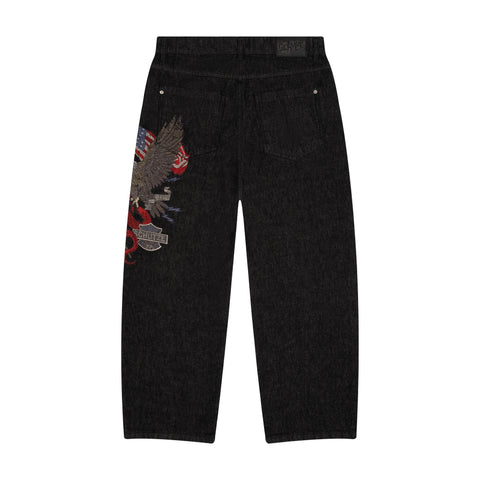 "hellboy" black raw Denim