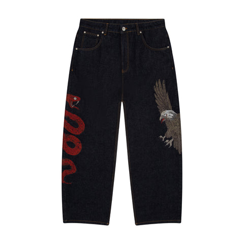 "hellboy" indigo raw Denim 02