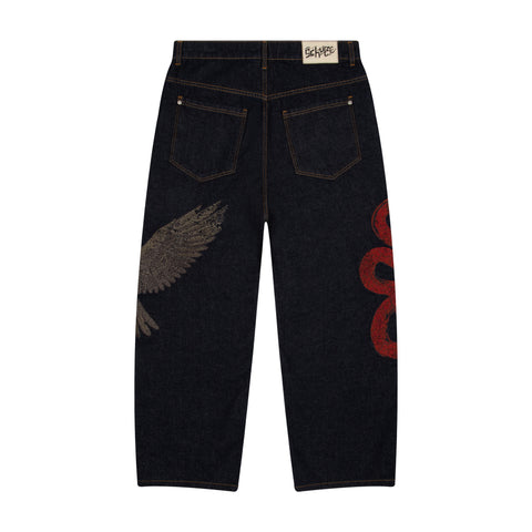 "hellboy" indigo raw Denim 02