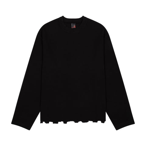 "hellboy" waffle Longsleeve black