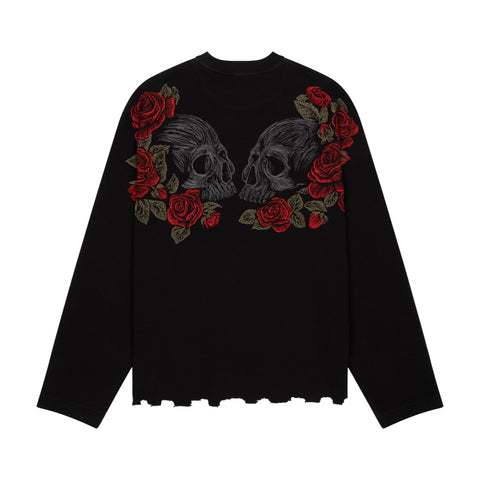 "hellboy" waffle Longsleeve black