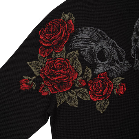 "hellboy" waffle Longsleeve black