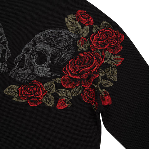 "hellboy" waffle Longsleeve black