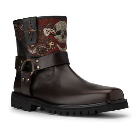"hellboy" Biker boots brown