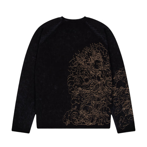 "thangka" Knit black