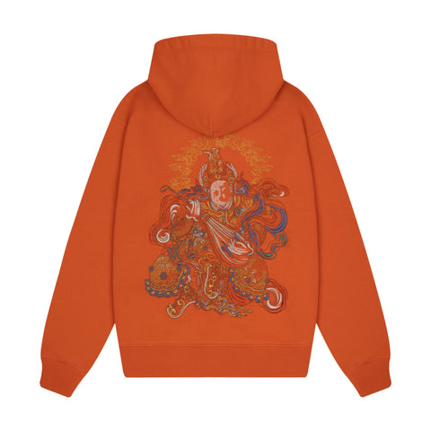 "thangka" Zip Up orange