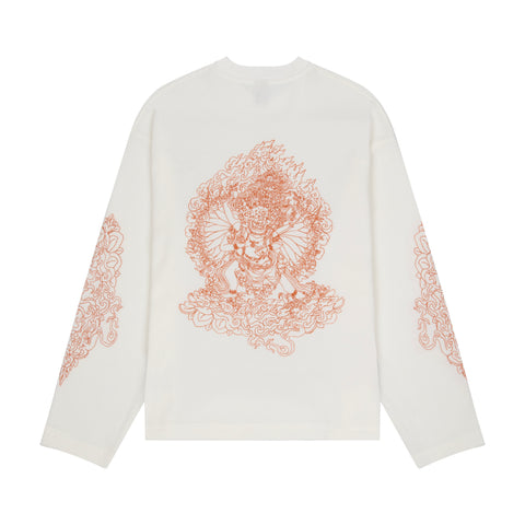 "thangka" waffle Longsleeve chalk