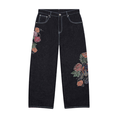 "thangka" indigo raw Denim 03