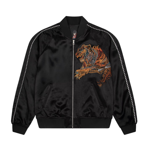 "thangka" satin Jacket