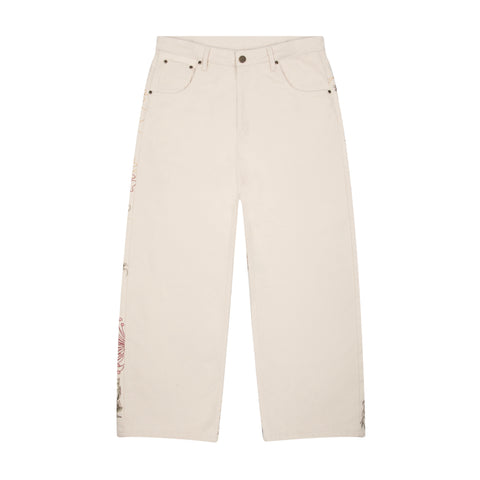 "thangka" chalk Denim