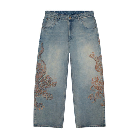 "thangka" light blue Denim 01