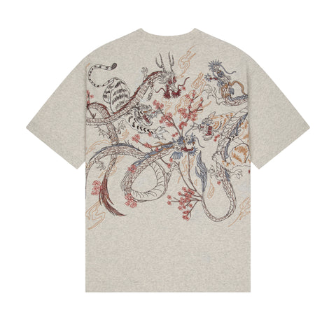 "yakuza" T Shirt grey melange