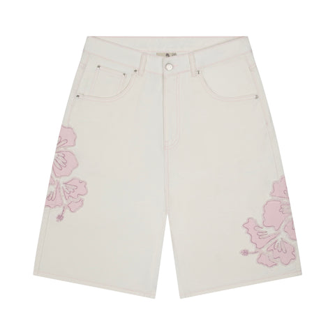 "summer break" off white Jorts