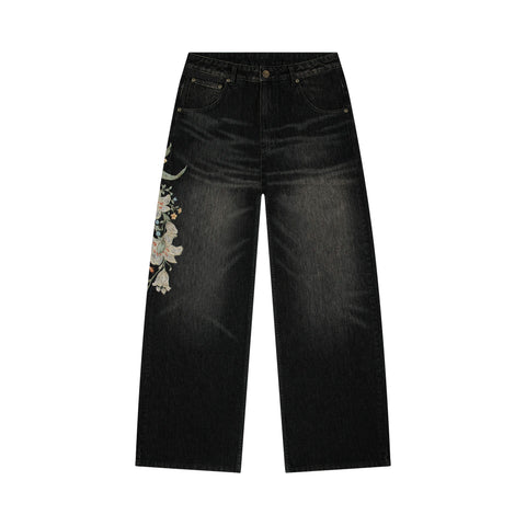 "after us" black washed Denim