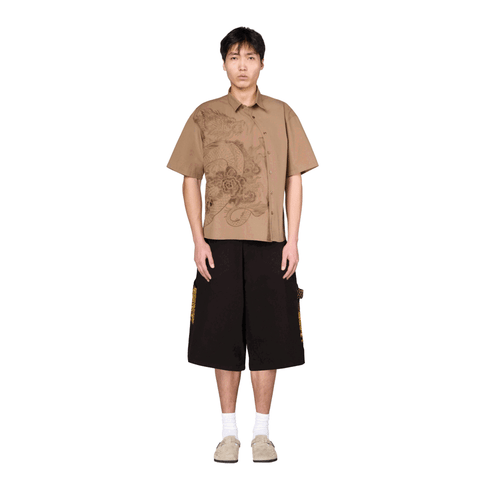 "shibuya" Jorts brown