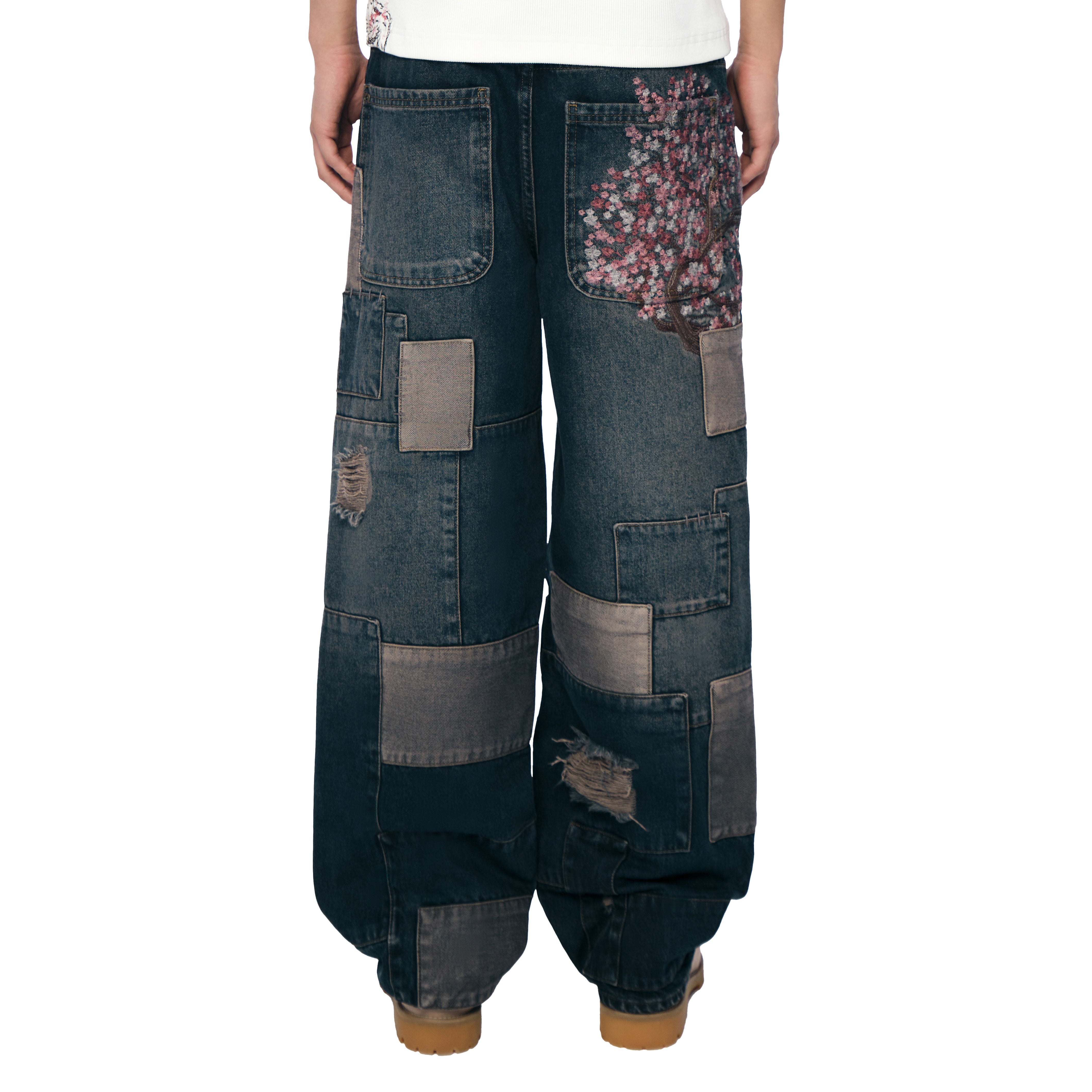 【最終価格】willfully patchwork remake denim Junya Watanabe MAN Patchwork Denim Jeans – Oneness Boutique