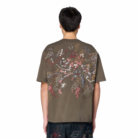 "yakuza" T Shirt khaki