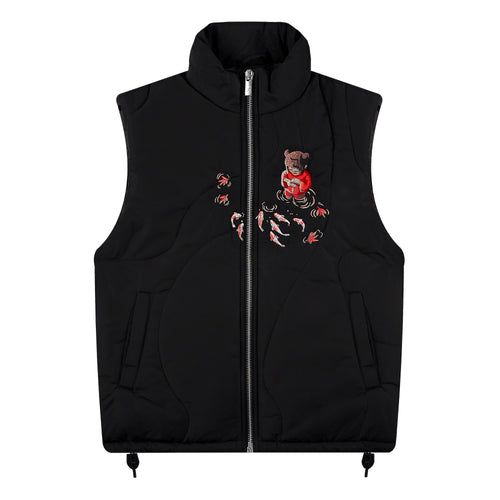 "koi fish" Vest black