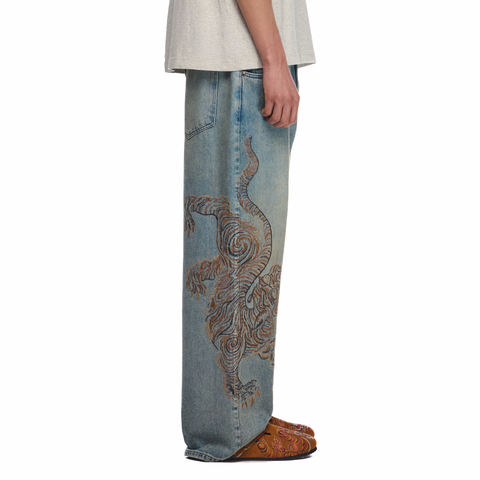"thangka" light blue Denim 01