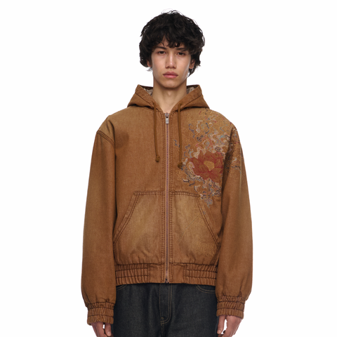 "thangka" workwear Jacket camel