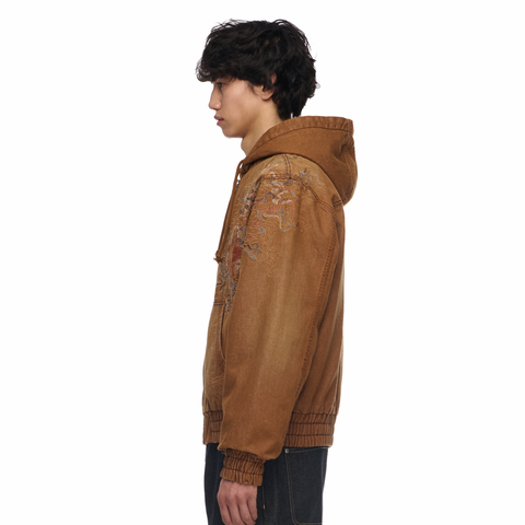 "thangka" workwear Jacket camel
