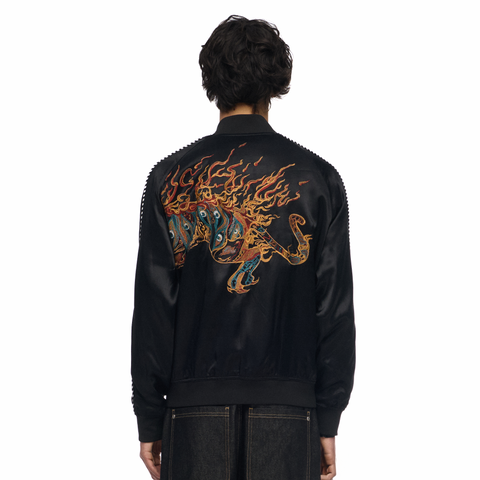 "thangka" satin Jacket
