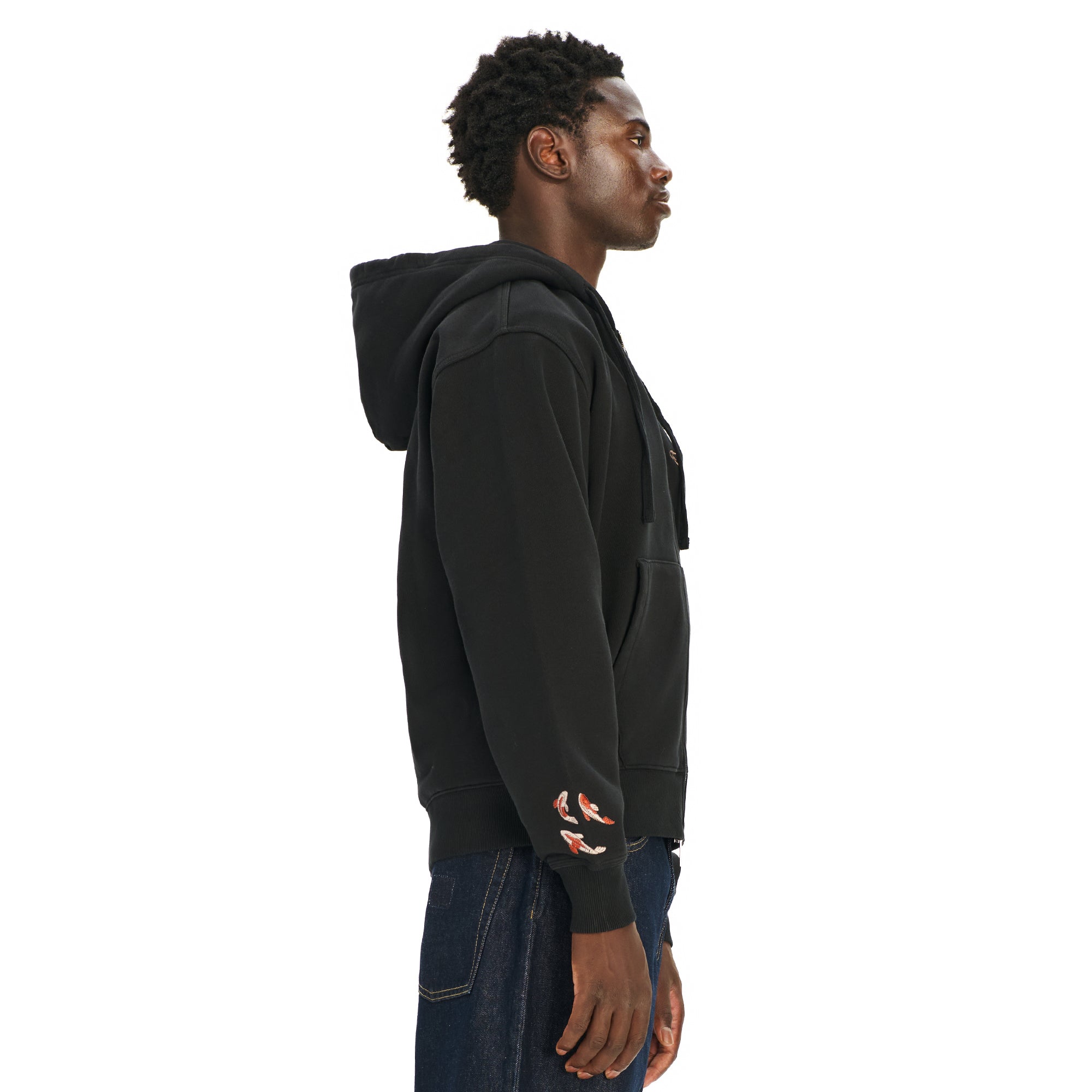 トップス ANDWANG Krirakira zip up black size:001 koi