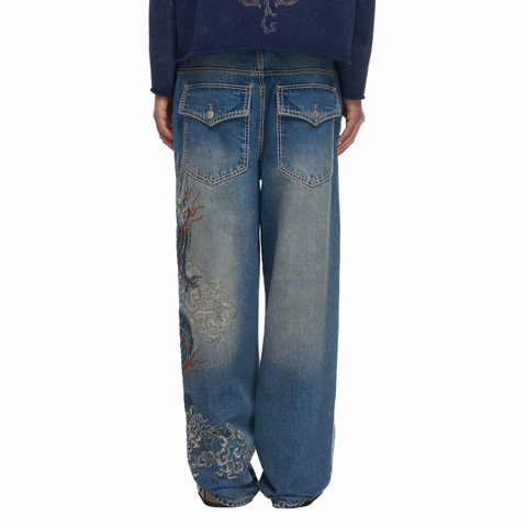 "thangka" light blue Denim 02