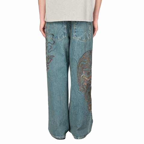 "thangka" light blue Denim 03