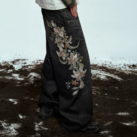 "after us" black washed Denim