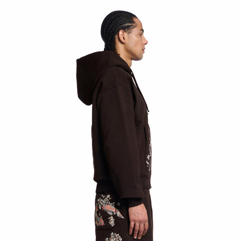 "yakuza v3" Zip Up brown