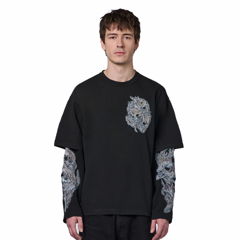 "hellboy" layered Longsleeve