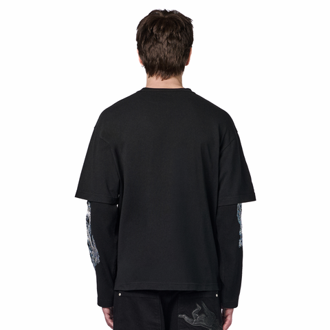 "hellboy" layered Longsleeve