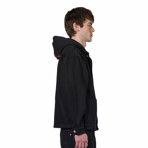 "hellboy" denim Jacket black