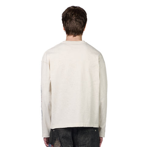 "hellboy" Longsleeve off white