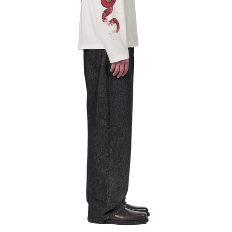 "hellboy" black raw Denim