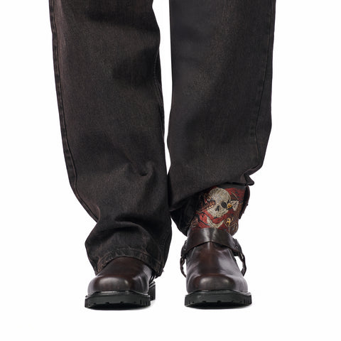 "hellboy" Biker boots brown