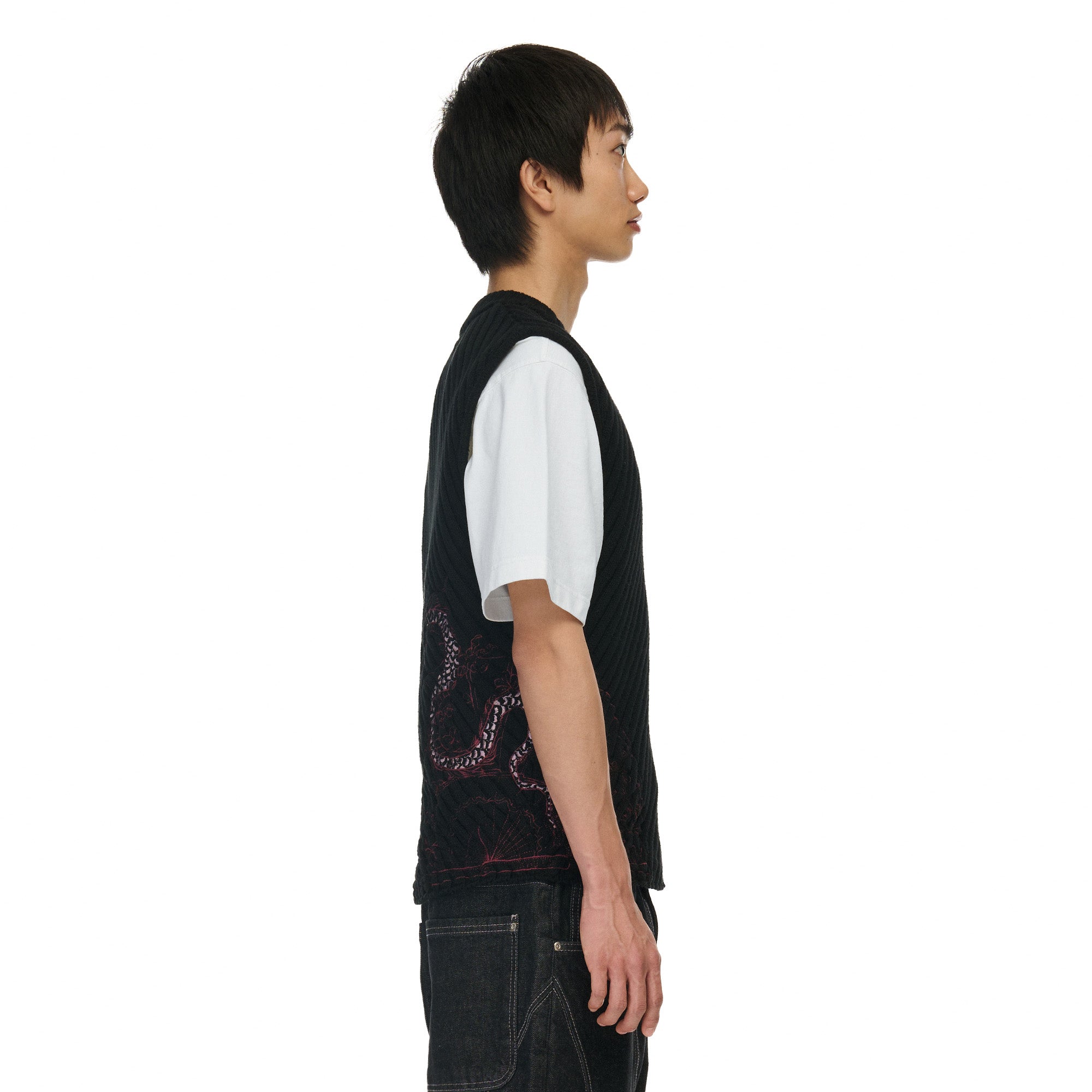 トップス 92aw YYPH knit vest archives Mesh Knit Utility Vest – Brigade USA