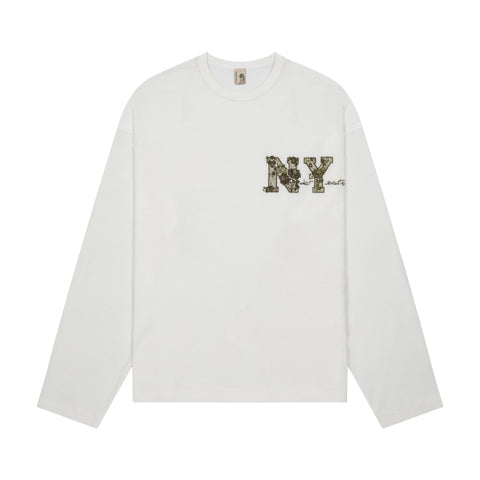 "after us" Longsleeve off white