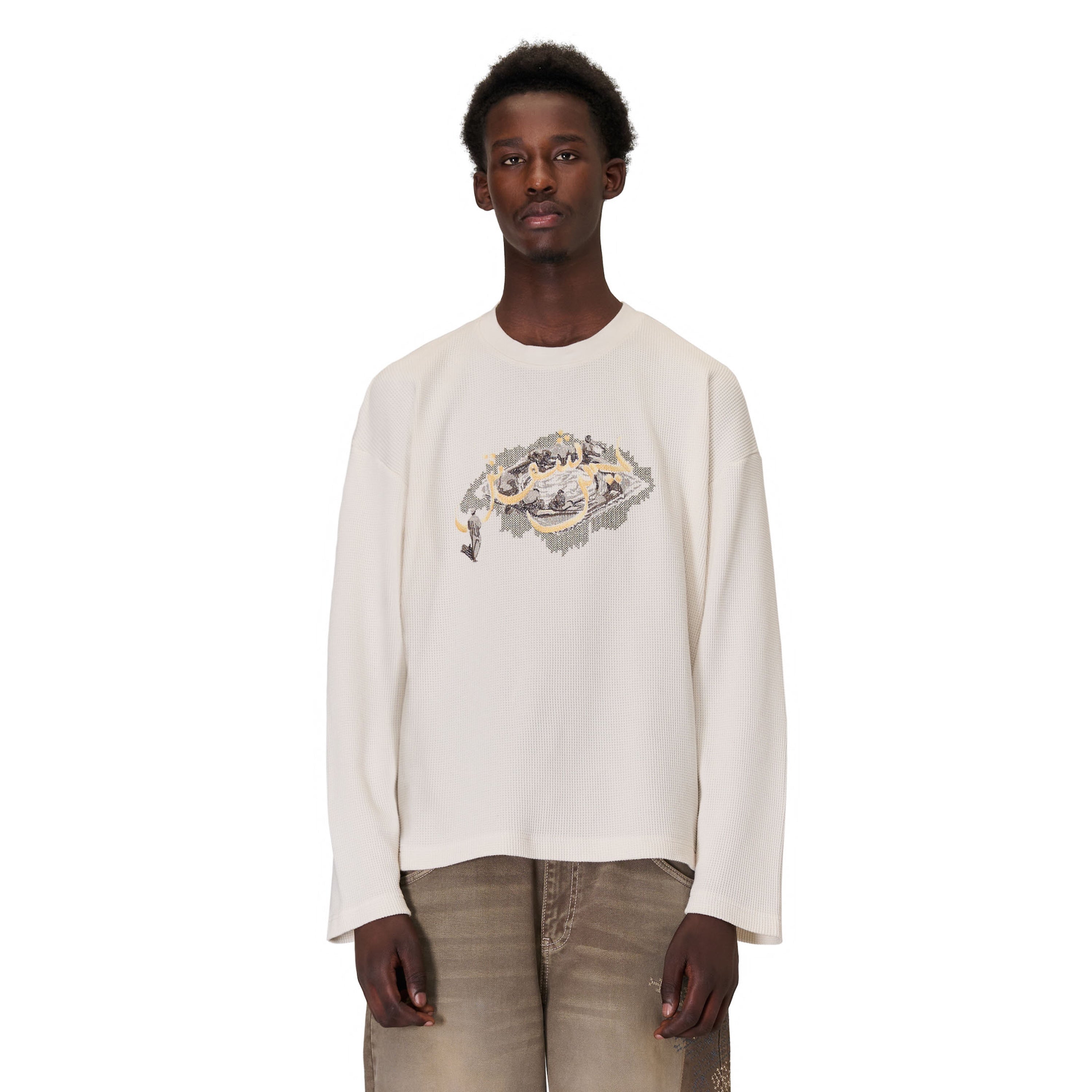 【Raucohouse】Leuven waffle over long sleeve Waffle Long Sleeve – Twojeys
