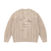 "Jazz" cable knit beige