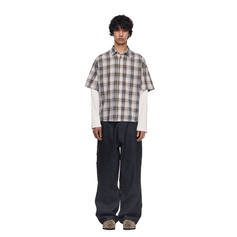 "thangka" indigo raw Denim 01