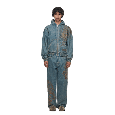 "thangka" workwear Jacket blue