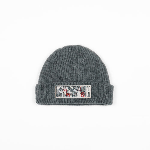 “nights in Japan” beanie grey