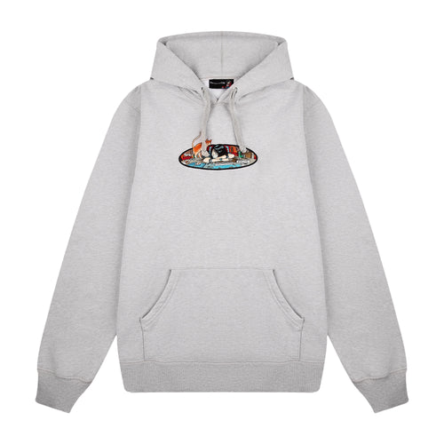 "zzzZzz" Hoodie grey melange