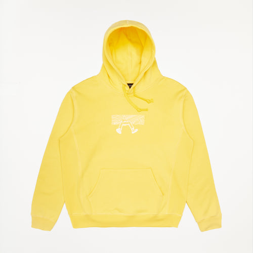 "falling man" Hoodie yellow