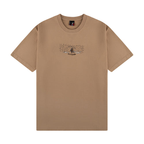 "rainy day" T-Shirt dark beige