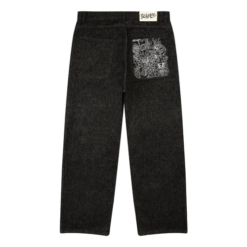 "astro skeletons" Jeans black