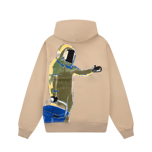 "astro" Hoodie beige
